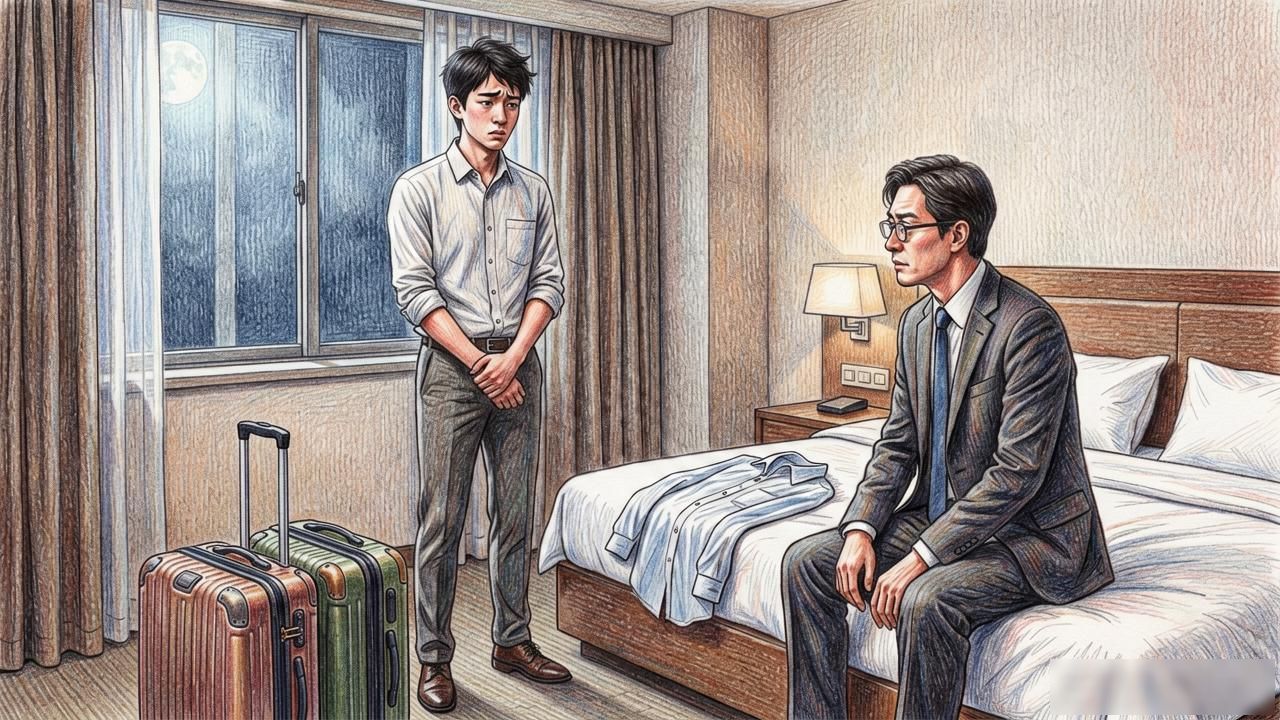 跟社长出差旅_和讨厌社长出差他竟然只订了一间房间_出差三天被讨厌社长